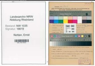Entnazifizierung Ernst Nohlen , geb. 09.07.1904 (Kaufmaennischer Angestellter)