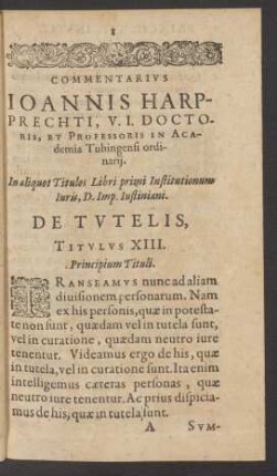De Tutelis, Titulus XIII.