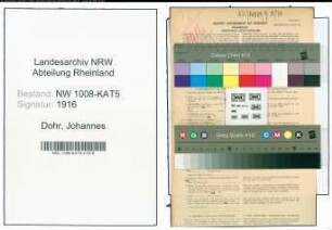 Entnazifizierung Johannes Dohr , geb. 19.06.1898 (Landwirt)
