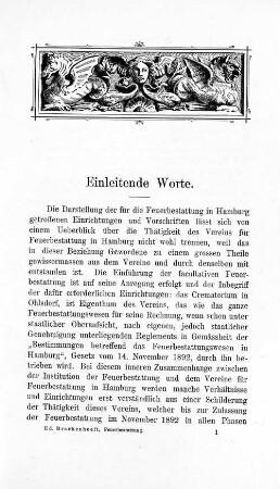 Einleitende Worte.