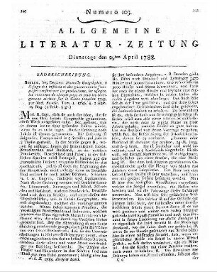 Schilderung der Stadt Aachen. - [S.l.], 1787 Aus dem Franz. übers.