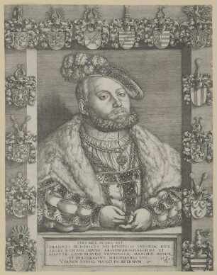 Bildnis des Kurfürsten Johann Friedrich I. von Sachsen dem Großmütigen