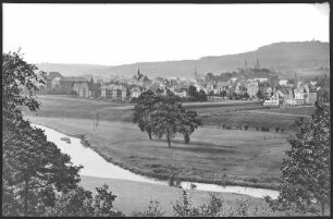 Rochlitz. Blick auf Rochlitz vom Schellenberg