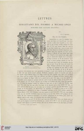 13: Lettres de Sebastiano del Piombo à Michel-Ange, [2]