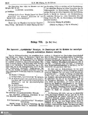 Beilage VII-IX