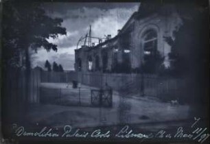 Paris. Marsfeld. Abbau des Palais des Arts Liberaux