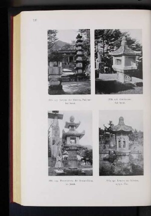 Abb. 138. Grablaterne bei Seoul.