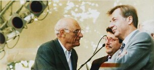 Arthur Miller, Gary Smith und Eberhard Diepgen