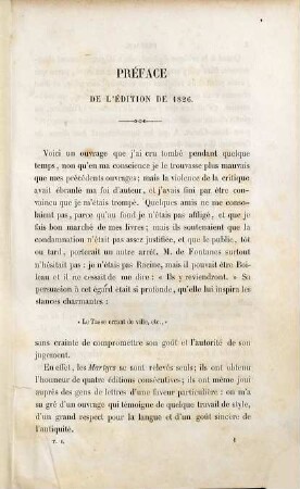 Les martyrs : suivis de remarques et de l'examen de l'ouvrage, 1