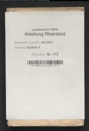 Besoldungslisten des erzbischöflichen Hofstaats