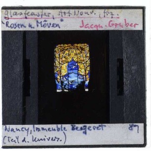 Nancy, Maison Bergeret : Glasfenster