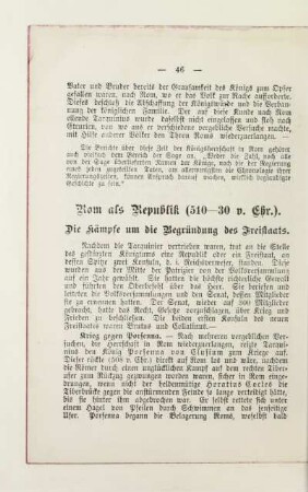 Rom als Republik (510 - 30 v. Chr.)