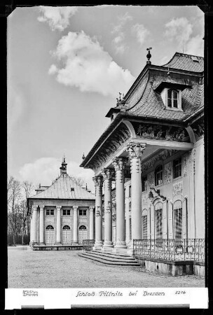 Dresden, Schloss Pillnitz an der Elbe