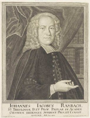 Bildnis des Iohannes Iacobus Rambach
