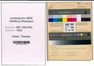 Entnazifizierung Theodor Huber , geb. 02.04.1915 (Fahrer)