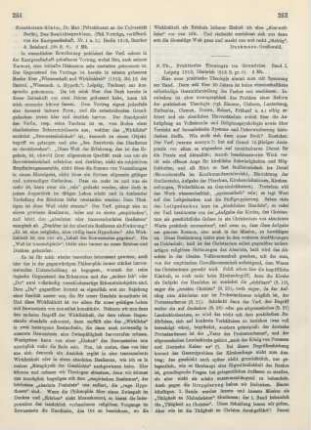 251-252 [Rezension] Frischeisen-Köhler, Max, Das Realitätsproblem