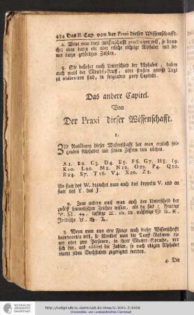 Von der Praxi dieser Wissenschaft