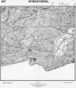 817 Schleching [Topographische Karte von Bayern 1:25.000 (Positionsblätter)]