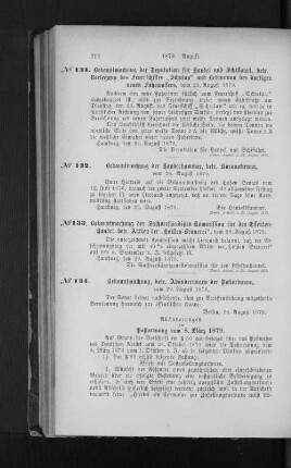 No. 132 Bekanntmachung der Handelskammer, betr. Kursnotirung