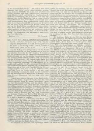 491-493 [Rezension] Egli, Emil, Schweizerische Reformationsgeschichte. Bd. I. Umfassend die Jahre 1519 - 1525