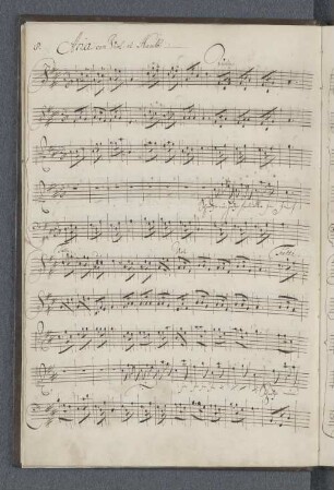 Aria con Viol. et Hautb.
