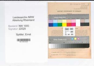 Entnazifizierung Ernst Spittler, geb. 20.03.1900 (Justizwachtmeister)