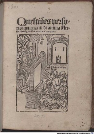 Quaestiones super libros De anima Aristotelis cum textu