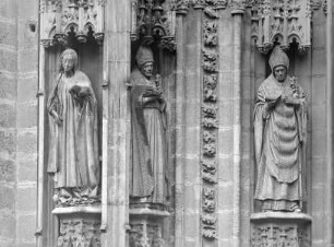 Puerta del Bautismo — Skulpturengruppe