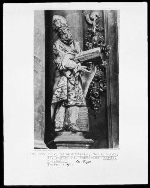 Heiliger Ambrosius, Seitenfigur eines Seitenaltars