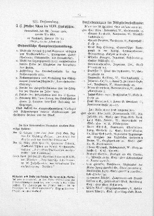 Veränderungen im Mitgliederbestande