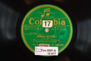 Madama Butterfly : No. 17; Ora a noi, sedete qui / (Puccini)