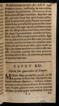 249-258, Caput XXI