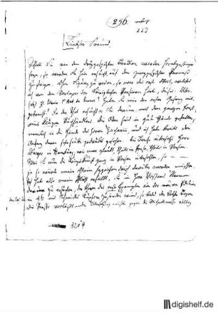 229: Brief von Karl Wilhelm Ramler an Johann Wilhelm Ludwig Gleim