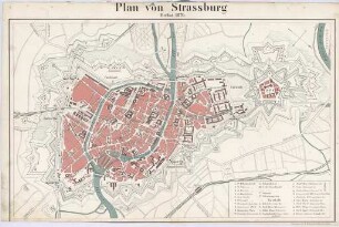 Stadtplan von Straßburg