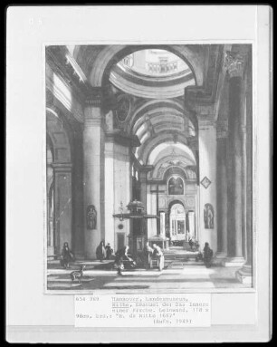 Das Innere einer Kirche