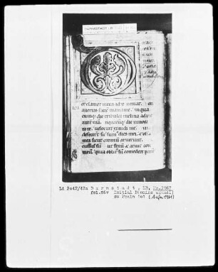 Psalterium — Initiale D (omine exaudi), Folio 86 verso