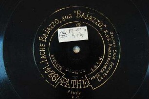 Lache Bajazzo : aus "Bajazzo" / [Ruggiero Leoncavallo]