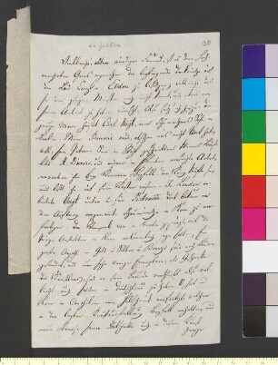 Brief von Friedlaender, David an Goethe, Johann Wolfgang von
