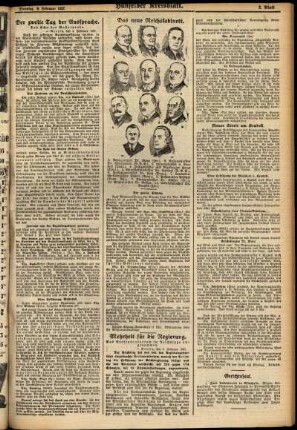 Zweite Ausgabe vom Dienstag, den 08. Februar 1927.