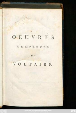 T. 61 = T. 10: Recueil Des Lettres De M. De Voltaire. 1769-1771.