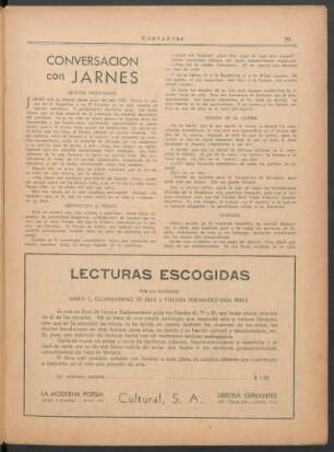 Conversación con Jarnés