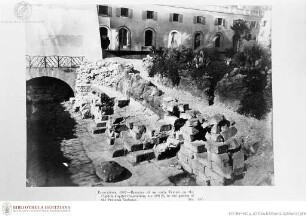 Serie von Fotografien aus der Kampagne von John Henry Parker, Historical photographs: A catalogue of three thousand three hundred photographs of antiquities in Rome and Italy, London 1879, Rom, Kapitol, Tempel des Jupiter Optimus Maximus