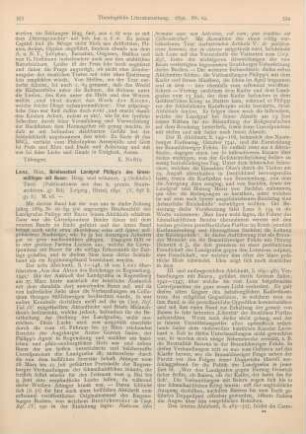 353-355 [Rezension] Lenz, Max, Briefwechsel Landgraf Philipp‘s des Grossmüthigen mit Bucer