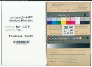 Entnazifizierung Theodor Passmann , geb. 07.04.1888 (Stadtinspektor)