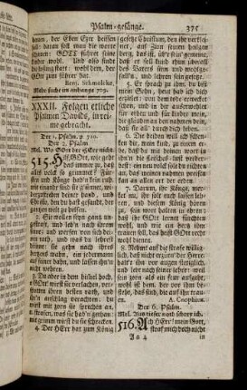 375-392, XXXII. Psalm-Lieder