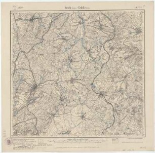 Section Reuth - Gefell aus: Topographische Karte (Meßtischblätter) Sachsen