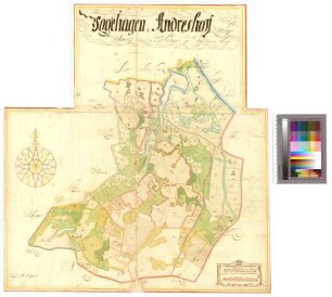Andershof (Andreshoff), Teschenhagen, Voigdehagen (Vogdehagen), Wendorf, Zitterpenningshagen (Zittershagen) Amt/Distrikt Barth