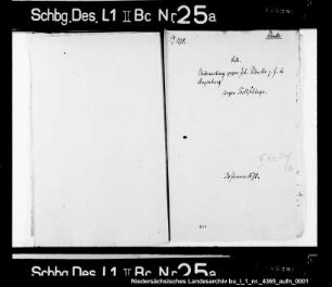 Untersuchung gegen Johann Klencke in Hagenburg wegen Totschlags