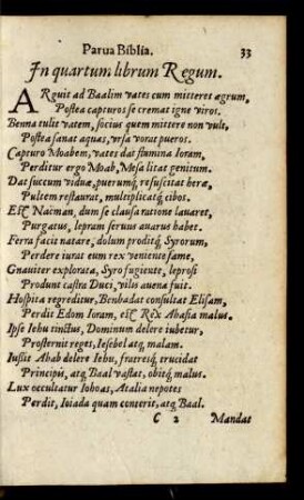 In quartum librum Regum.