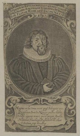 Bildnis des Iohann Balthasar Schuppius